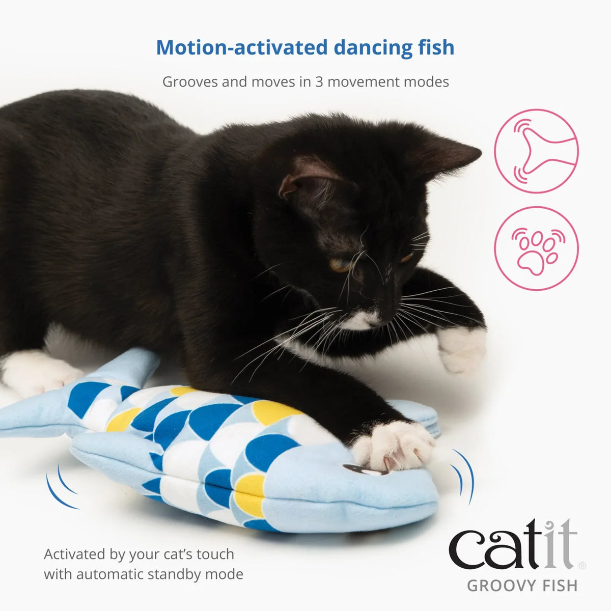 Catit Groovy Fish Cat Toy – product view 7