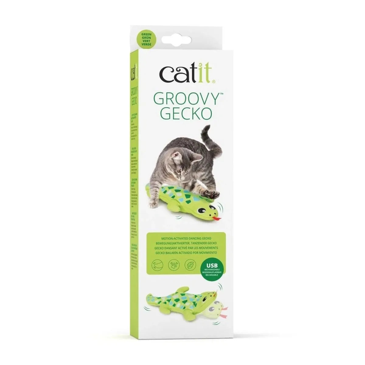 Catit Groovy Gecko, Green – Green additional product view 2