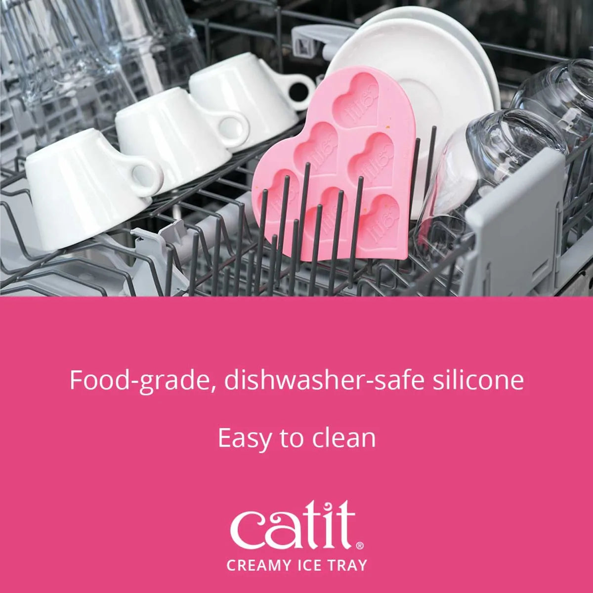 Catit Heart-Shaped Silicone Ice Tray – Ice Tray additional product view 4