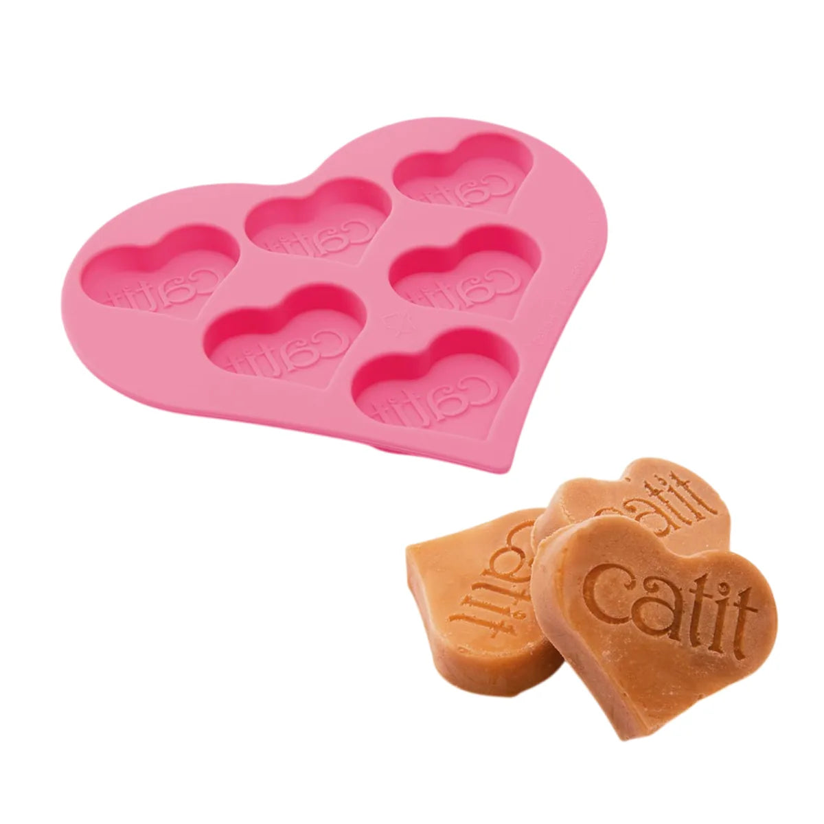 Catit Heart-Shaped Silicone Ice Tray – Ice Tray main product image