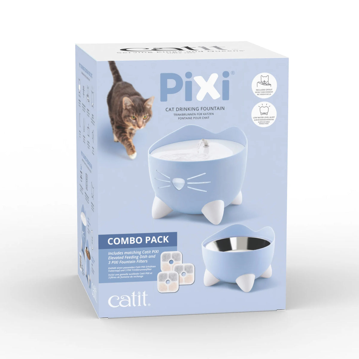 Catit PIXI Drinking Fountain Combo Pack – product view 12