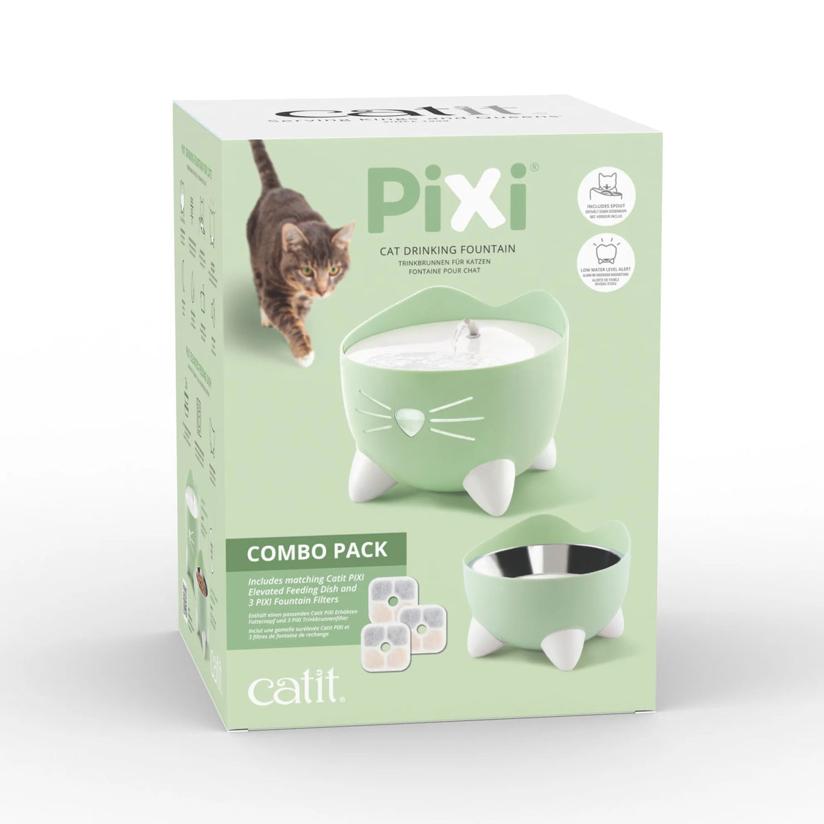 Catit PIXI Drinking Fountain Combo Pack – product view 16