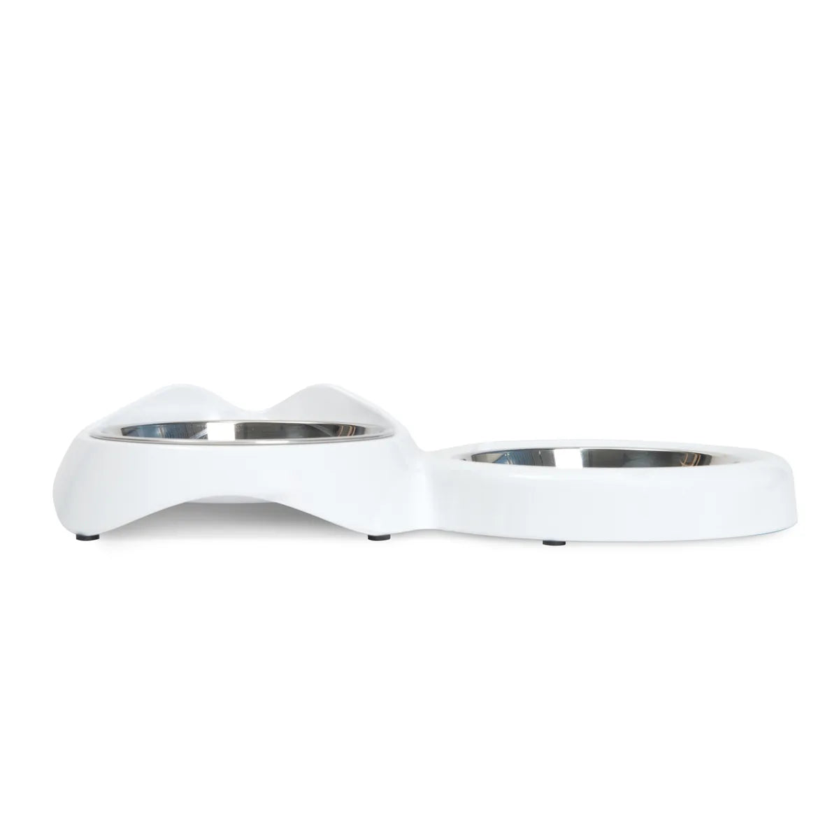 Catit Pixi Dual Feeding Dish White – White additional product view 2