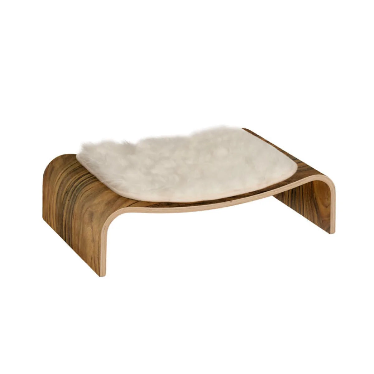 Catit Vesper V-Lounge Cat Furniture – Walnut main product image