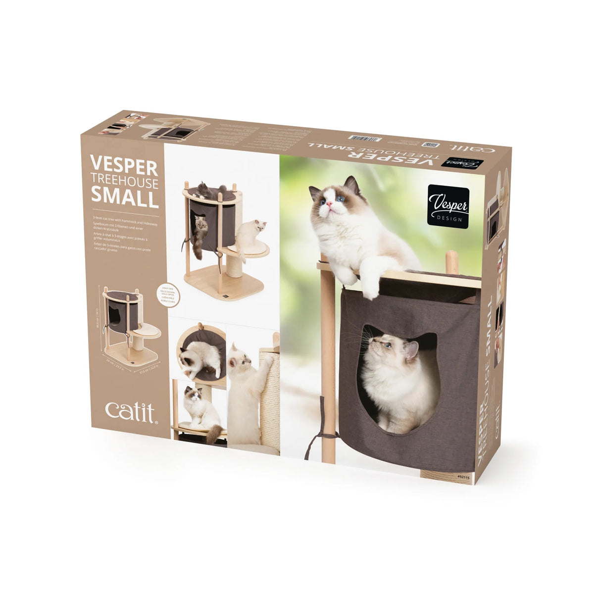 Catit Vesper Treehouse Cat Furniture – product view 3