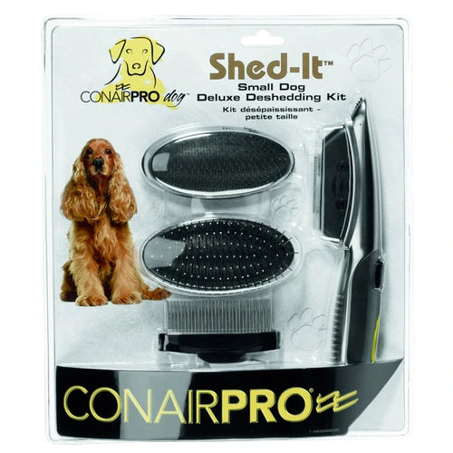 ConairPRO Shed-It Small Dog Deluxe Deshedding Kit product view