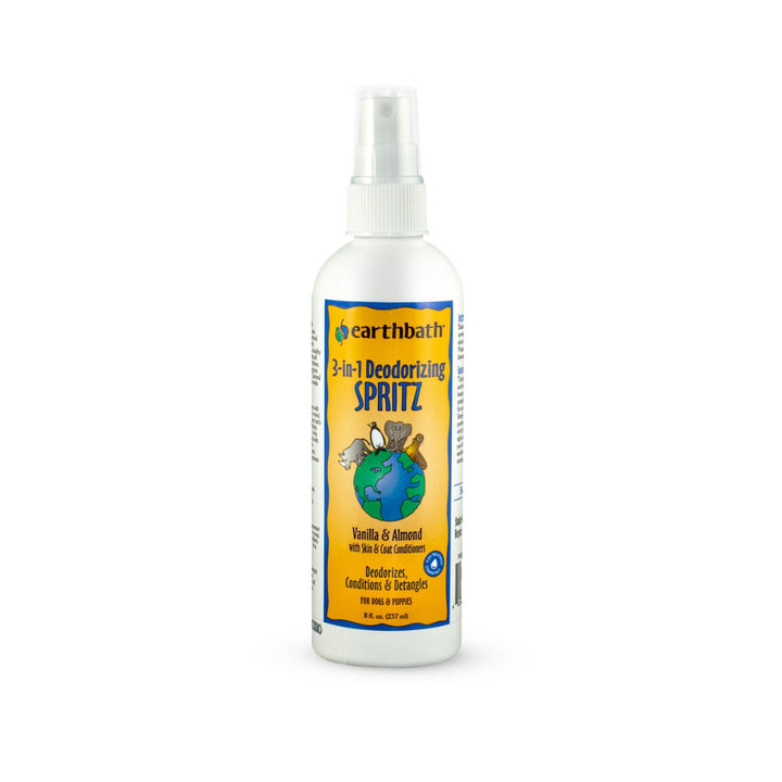 earthbath® 3-IN-1 Deodorizing Spritz, Vanilla Almond - 8 oz Pump Spray for Dogs