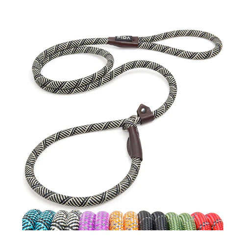 Fida Durable Slip Lead Training Leash – 1.8 m - Color White