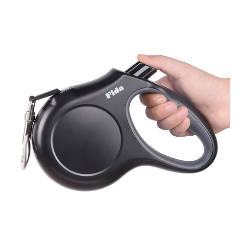 Fida JFA Retractable Dog Leash - Color Black, Size L