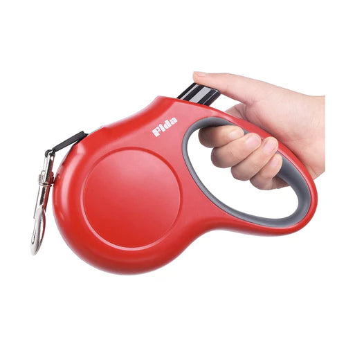Fida JFA Retractable Dog Leash - Color Red, Size L