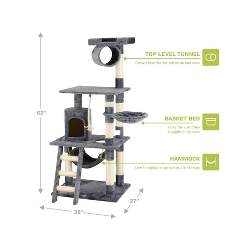 Go Pet Club 157 cm Classic Cat Tree - product detail 4