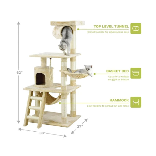 Go Pet Club 157 cm Mittens Cat Tree - product detail 4