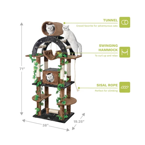 Go Pet Club 180 cm Forest Cat Tree - product detail 3