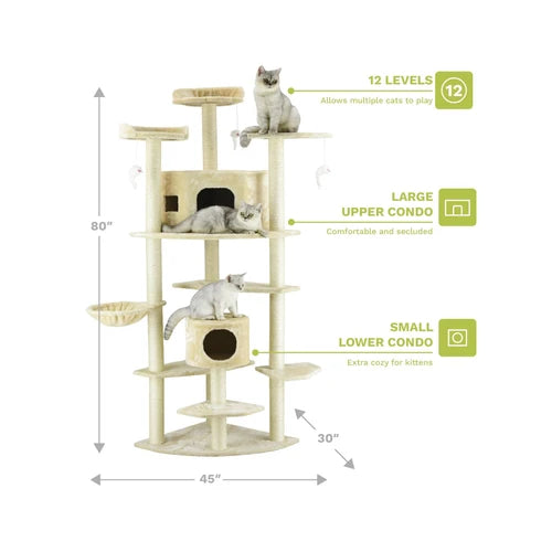 Go Pet Club 203 cm Classic Cat Tree - product detail 3