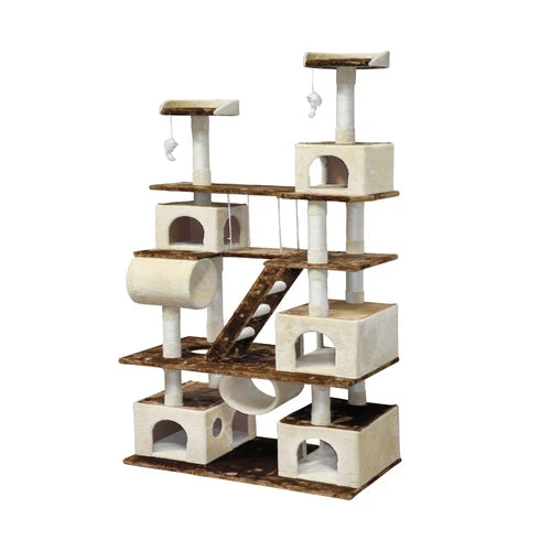 Go Pet Club 222 cm Cat Tree Climber with Swing - product detail 2