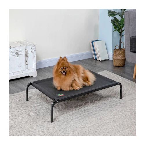 Go Pet Club Elevated Cooling Pet Cot Bed - Medium — 99 × 61 × 15 cm