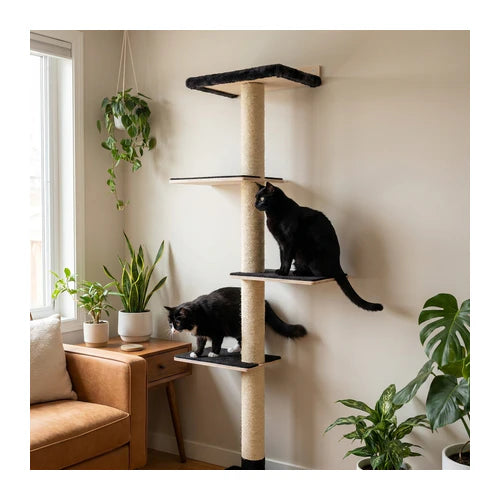 Noba Mural 1.78 m Wall-Mounted Cat Tower - product detail 5