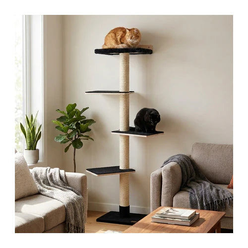 Noba Mural 1.78 m Wall-Mounted Cat Tower - product detail 6
