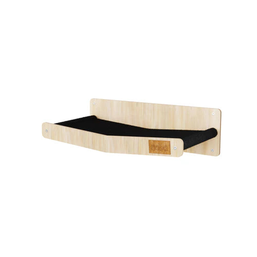 Noba Mural Wall-Mounted Cat Hammock - Color Black