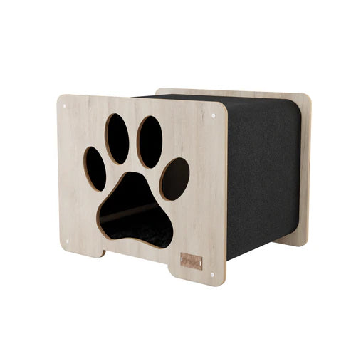 Noba Origin Scratchable Hut Cat Hideout - Color Black