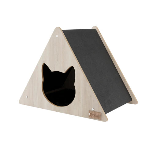 Noba Origin Scratchable Teepee Cat House - Color Grey