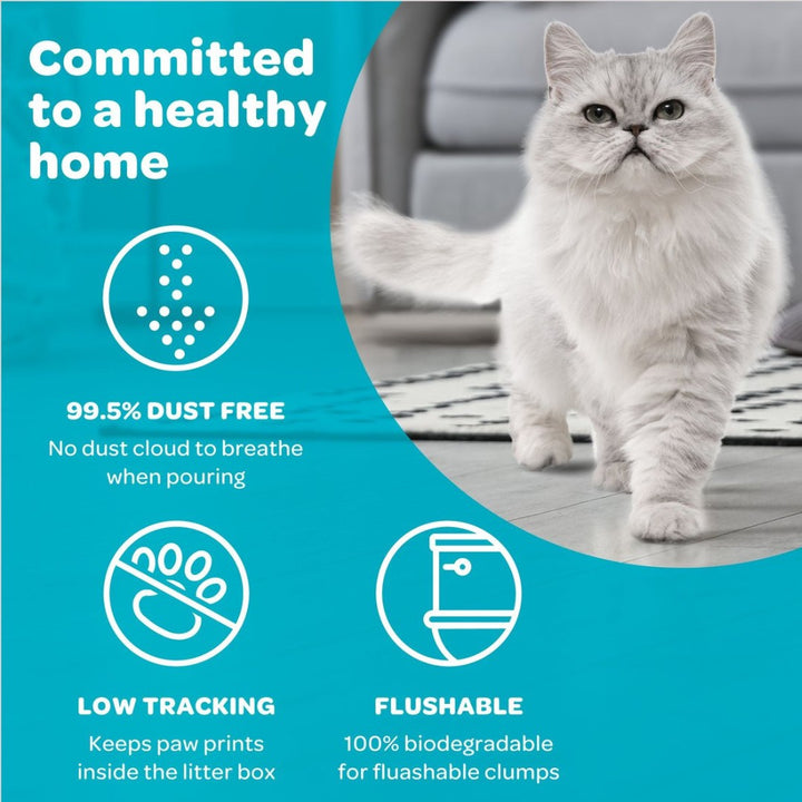 Elevate your multi-cat household with sWheat Scoop Original, a natural, unscented Multi-Cat litter designed for high odor control and quick clumping.