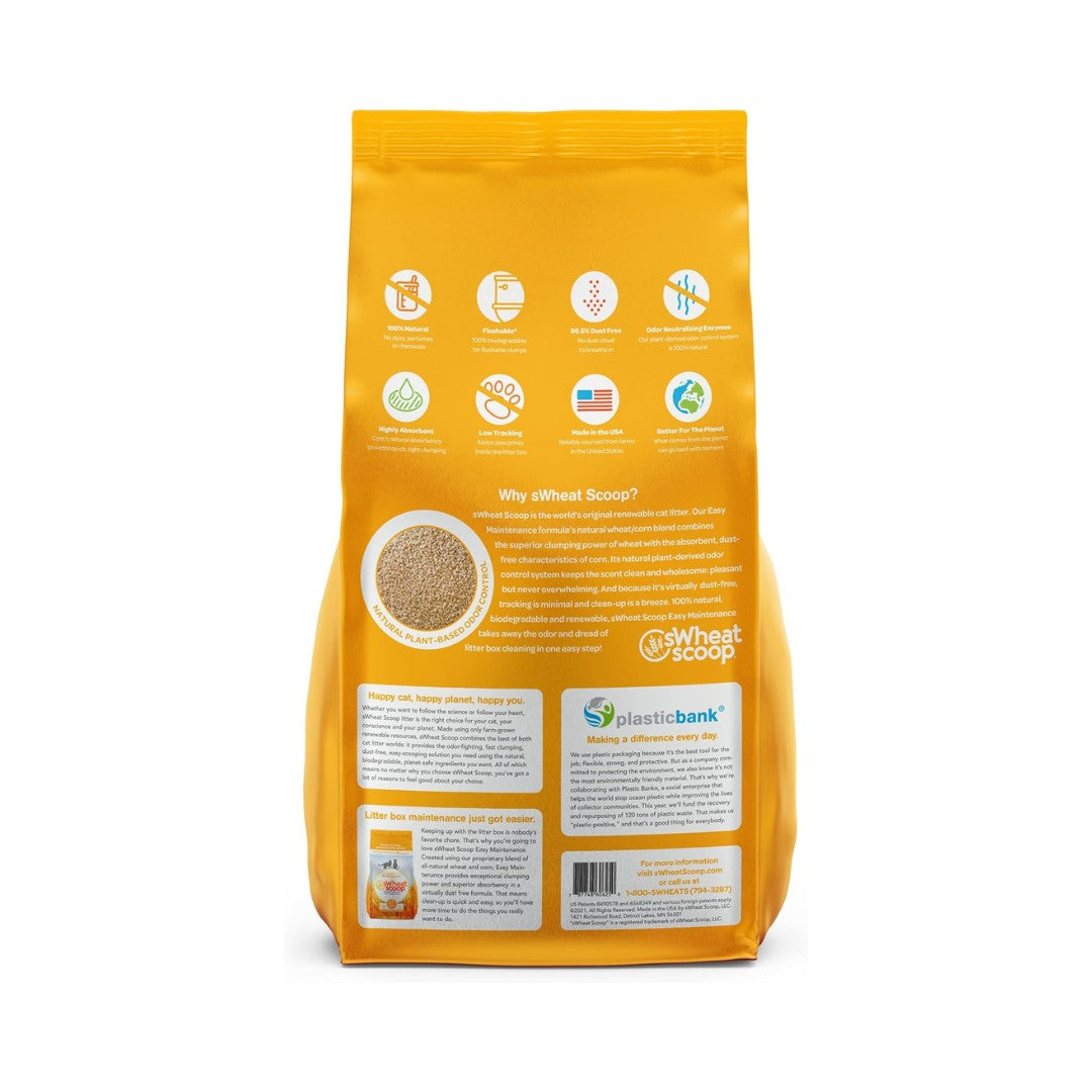 Upgrade your cat's litter experience effortlessly with sWheat Scoop Easy Maintenance – where simplicity meets superior performance. Your cat will thank you for it!
