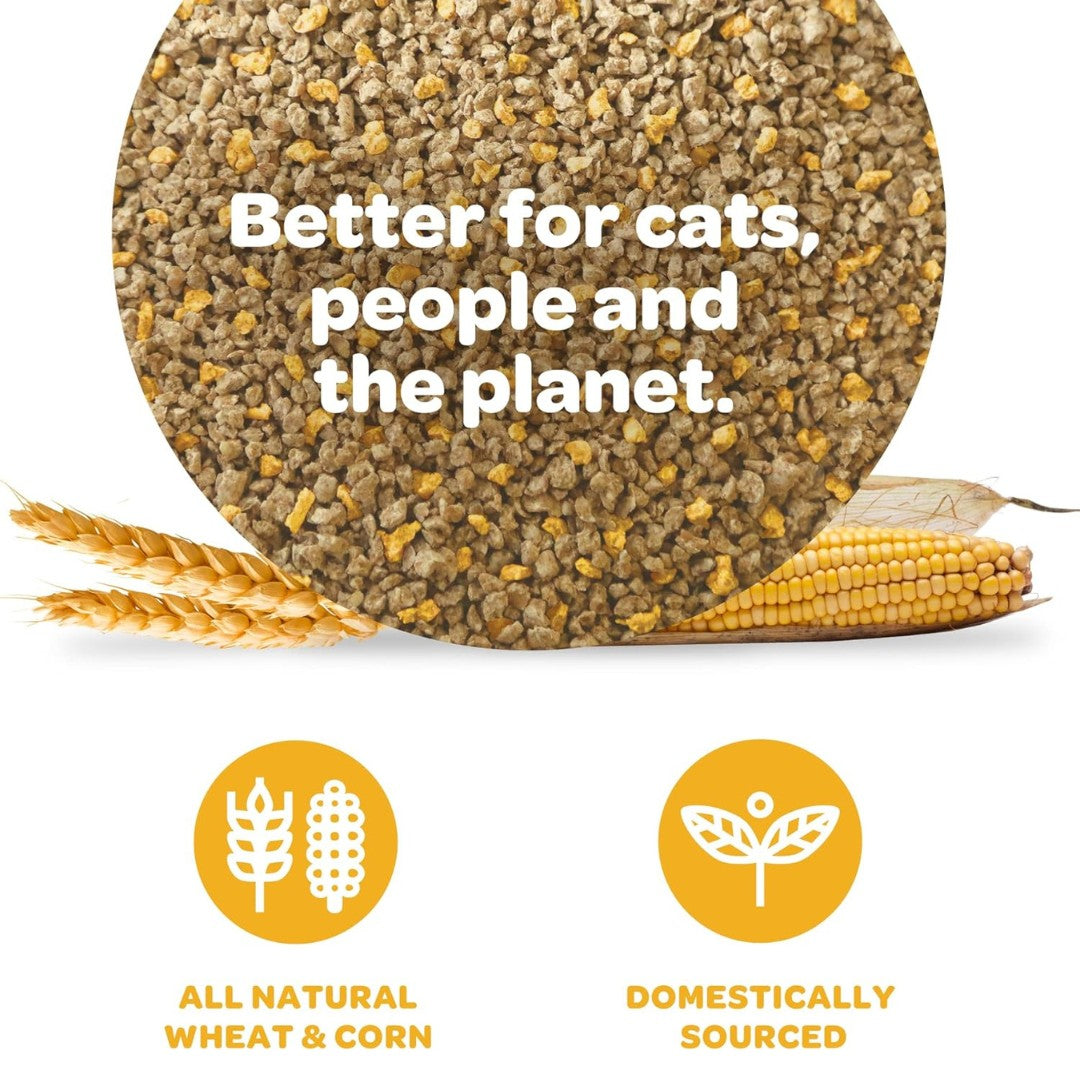Upgrade your cat's litter experience effortlessly with sWheat Scoop Easy Maintenance – where simplicity meets superior performance. Your cat will thank you for it!