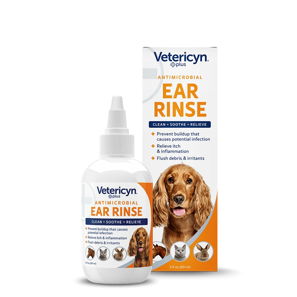 Vetericyn Plus All Animal Antimicrobial Ear Rinse — official product view 1