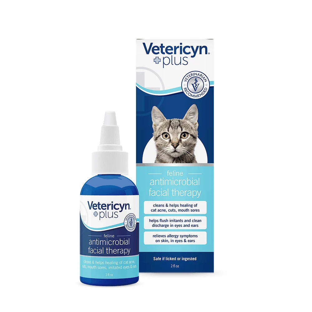 Vetericyn Plus Feline Antimicrobial Facial Therapy — 2 oz front packshot