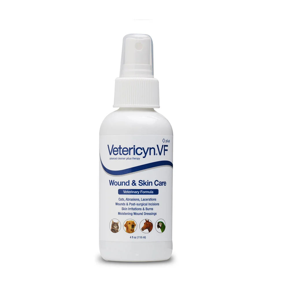 Vetericyn Plus VF All Animal Wound & Skin Care — 4 oz Pump front packshot