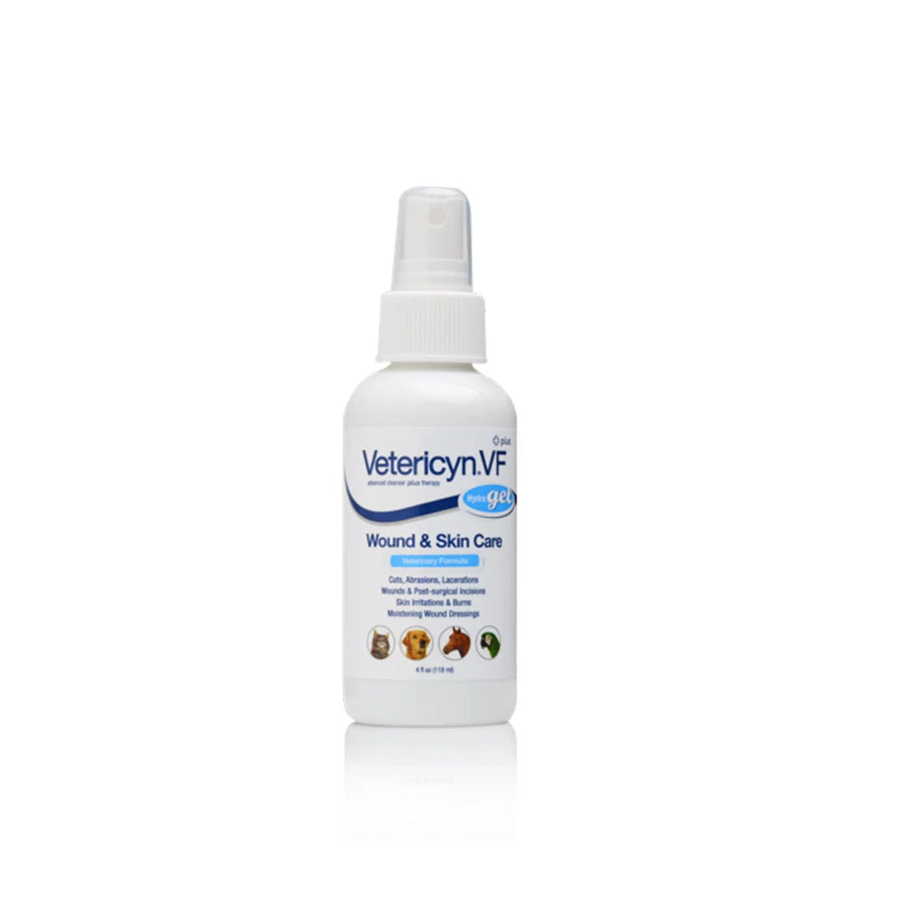 Vetericyn Plus VF Antimicrobial Wound & Skin Hydrogel — 4 oz front packshot