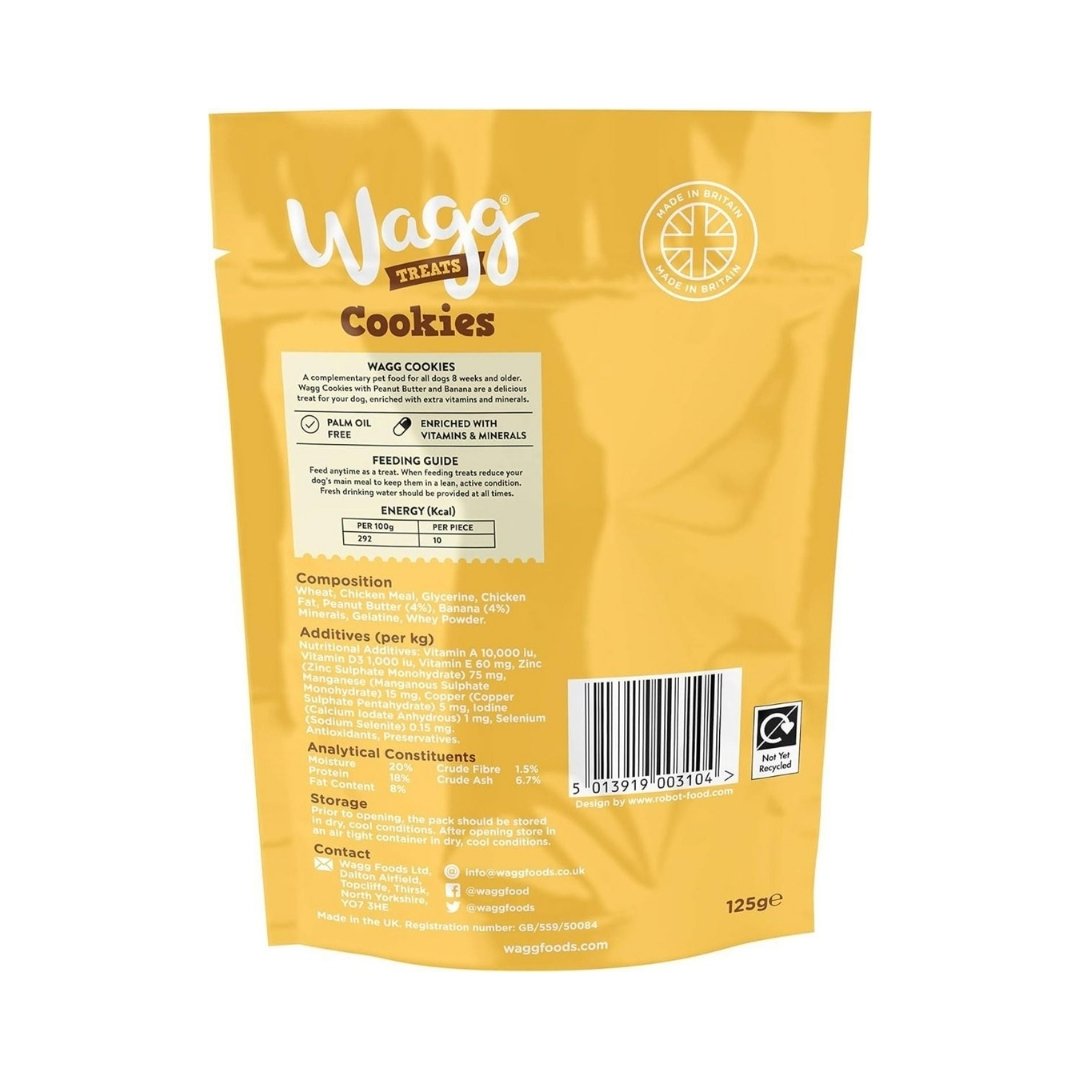 Wagg Cookies Cookie Bites with Peanut Butter & Banana Dog Treats 125 g
back