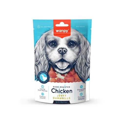 Wanpy Chicken Jerky Dumbbells 100 g - product detail 2