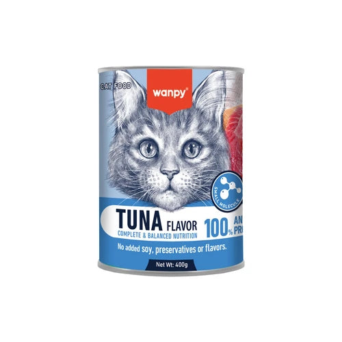 Wanpy Complete Pâté Canned Food for Cats (Tuna) - 400 g - 400 g