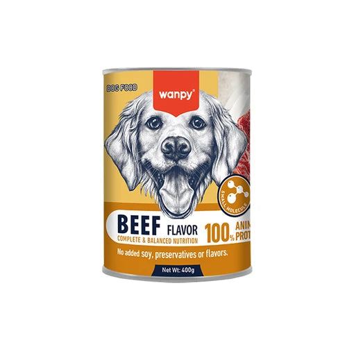 Wanpy Complete Pâté Canned Food for Dogs (Beef) - 400 g - 400 g