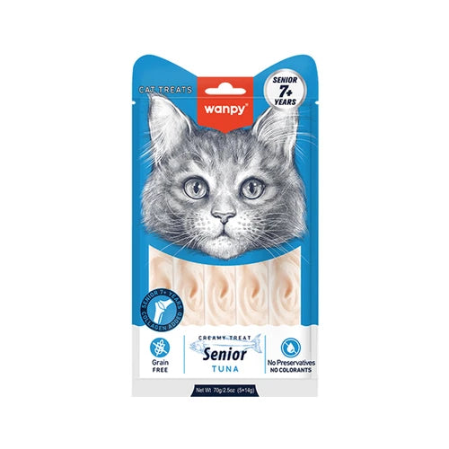 Wanpy Creamy Treat For Senior 7+ (Tuna) 70 g - 70 g