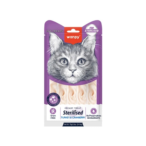 Wanpy Creamy Treat for Sterilized Turkey & Cranberry - 1 Pack
