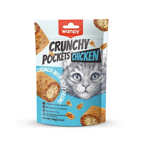 Wanpy Crunchy Pocket Chicken Recipe - 1 Pack