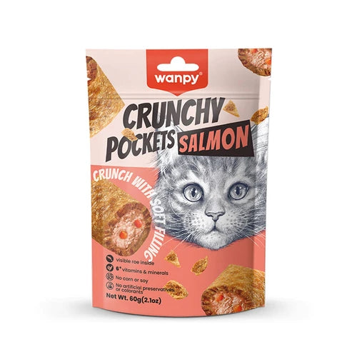 Wanpy Crunchy Pocket Salmon & Roe Recipe - 1 Pack