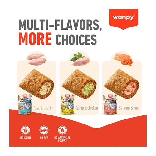 Wanpy Crunchy Pocket Salmon & Roe Recipe - product detail 4