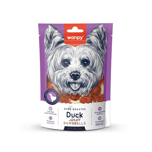 Wanpy Duck Jerky Dumbbells 100 g - product detail 2