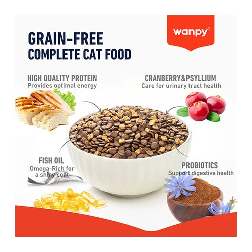 Wanpy Grain Free Complete Food for Adult Cat - Chicken Recipe - product detail 5