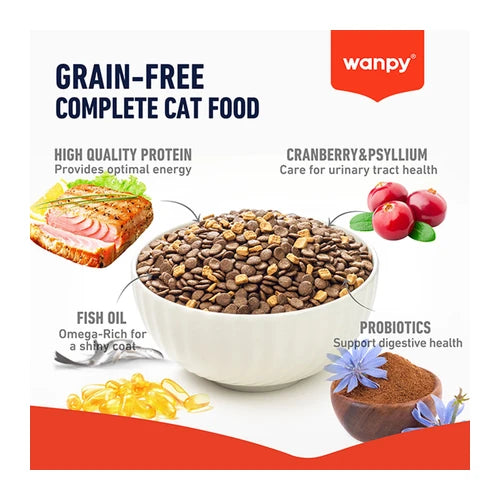 Wanpy Grain Free Complete Food for Adult Cat - Tuna Recipe - product detail 6