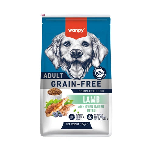 Wanpy Grain Free Complete Food for Dogs - Lamb Recipe - 12 kg