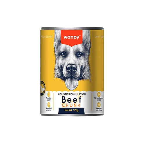 Wanpy Holistic Formulation - Beef Chunk 375 g - 375 g