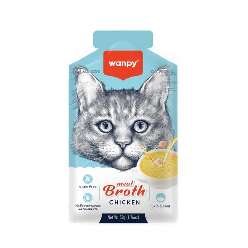 Wanpy Meat Broth Chicken for Cats (50 g) - 50 g