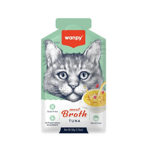 Wanpy Meat Broth Tuna for Cats (50 g) - 12 pcs - 50 g
