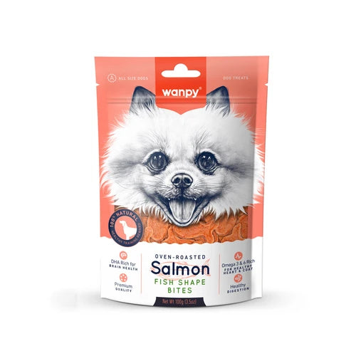 Wanpy Salmon Fish Shape Bites 100 g - product detail 2