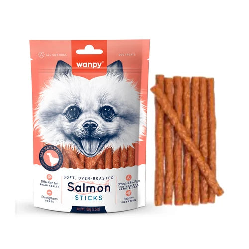 Wanpy Salmon Sticks 100 g - 100 g